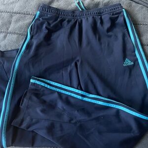 Adidas Mens Navy Blue Track Pants